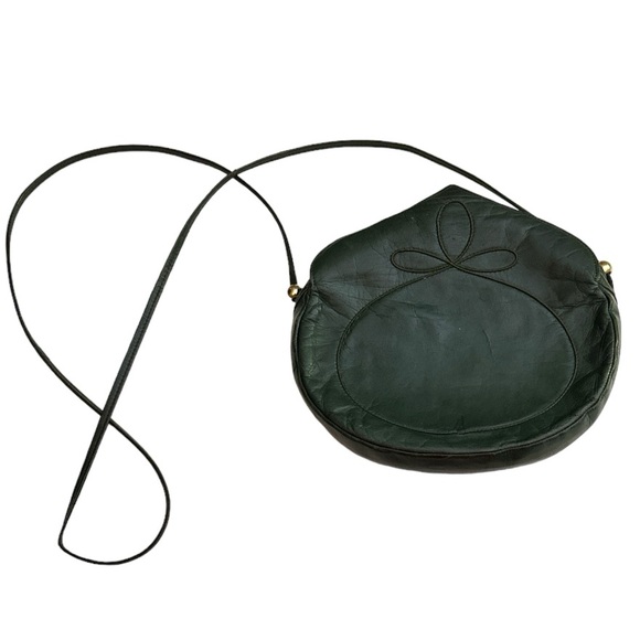 Charles Jourdan Handbags - Charles Jourdan *Vintage Mini Crossbody Dark Forest Green